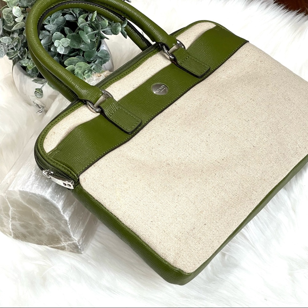 🌟SOLD KNOMO Tote SLEEK Crossbody Handbag Professional looking READY FOR BUSneat - Picture 4 of 16